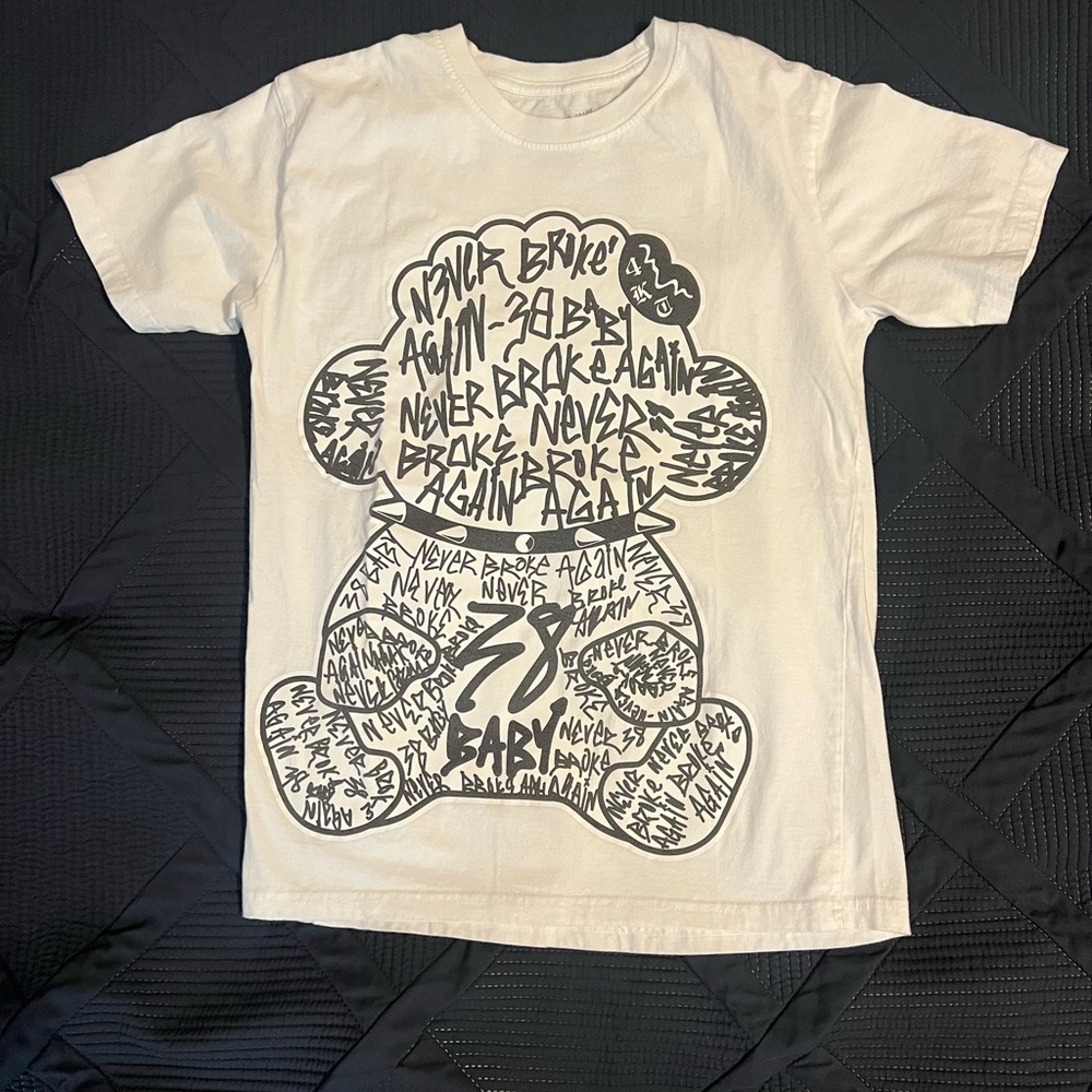 Graphic White NBA Young Boy 38 Baby T-Shirt